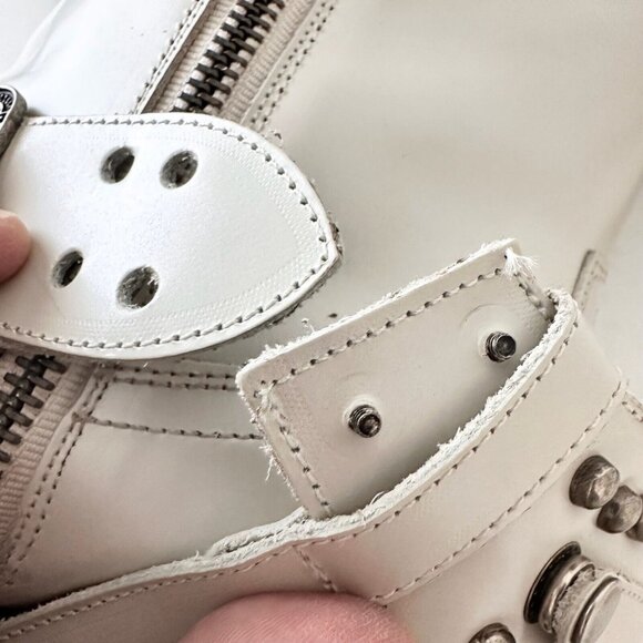 Lane The New Mrs Womens Pearl White Cowboy Boots 11 Western Cowgirl Wedding Tall - Picture 8 of 14